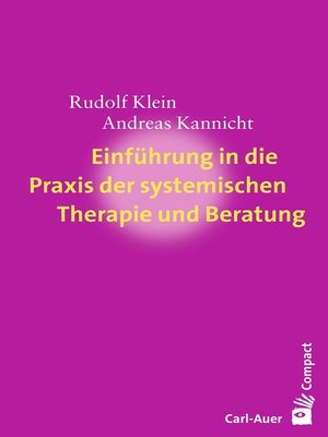 cover image of Einführung in die Praxis der systemischen Therapie und Beratung